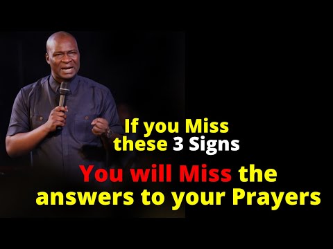 3 Signs you MUST look out for after praying | APOSTLE JOSHUA SELMAN