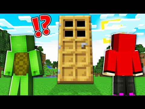 Exploring SECRET BIGGEST DOOR in Minecraft
