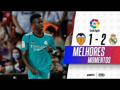 Gols e lances de Valencia x Real Madrid