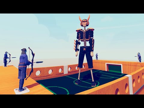 FOOTBALL BATTLE vs EVERY GOD UNIT | TABS - Totally Accurate Battle Simulator