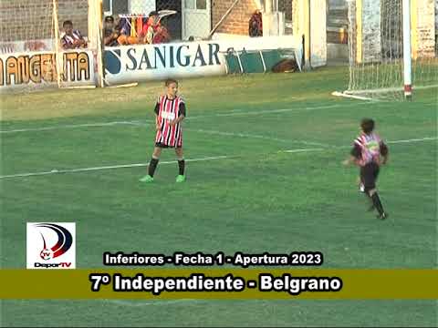 INDEPENDIENTE VS BELGRANO - FECHA 1 - TORNEO APERTURA - FÚTBOL INFANTIL (LIGA INTERPROVINCIAL)
