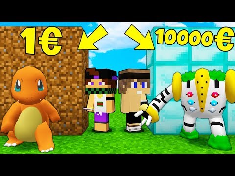 POKEMON 1€ VS POKEMON 100000€! - Minecraft ITA