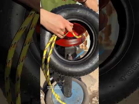 Đây là mẹo gắn lốp xe đơn giản mà ai cũng làm được