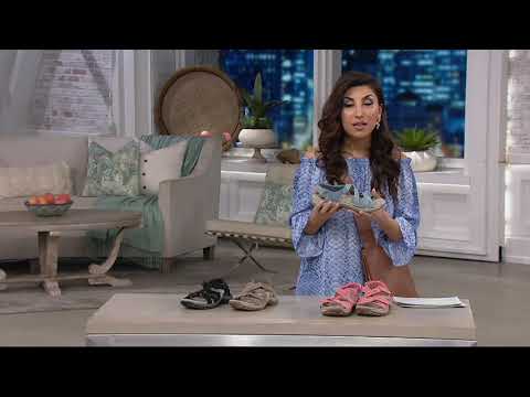 Earth Origins Leather Triple Adjust Sandals - Shane on QVC