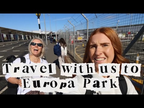 HOW TO GET TO EUROPA PARK FROM THE UK 🎢 travel vlog Scotland to Europa Park Day 1