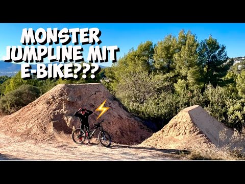 DIESE MONSTER JUMPLINE MIT DEM E-BIKE???