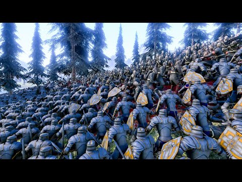 19K Dark Paladins Vs 19K Nazi Zombies - Ultimate Epic Battle Simulator UEBS