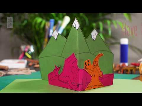 Pop-up Book technique: V Fold