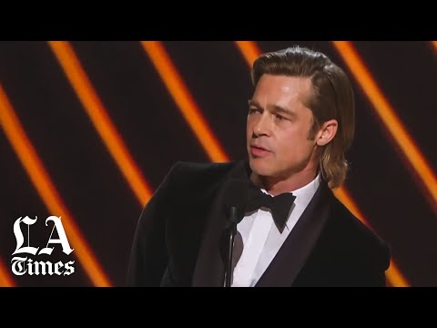 Brad Pitt Wins His First Acting Oscar For 'Once Upon A Time' - Los Angeles  Times