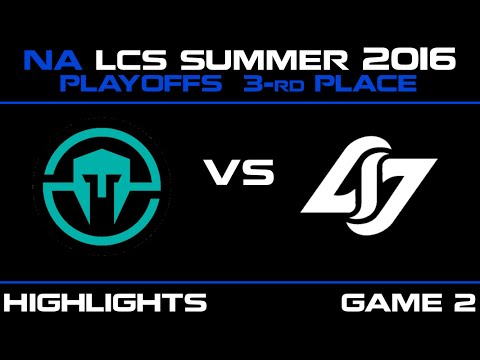 IMT vs CLG Game 2 highlights NA LCS Summer Playoffs Third place 2016 Immortals vs Counter Logic