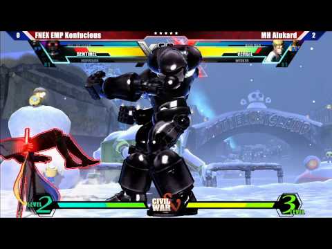 UMVC3 Top 8 FNEX EMP Konfucious vs MH Alukard - Civil War 5 Tournament
