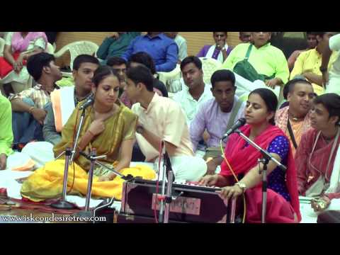 Rupa Manjari Mataji Singing Hare Krishna Maha Mantra Evening Session at Namotsava Kirtan