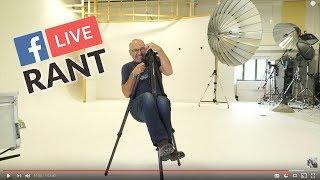 Karl Taylor discusses iPhoneX photo portrait mode! Really?, Manfrotto 57 tripod &amp; Answers Questions