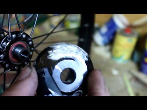 Quick Tutorial (How to install a front hubguard on a BMX Bike)