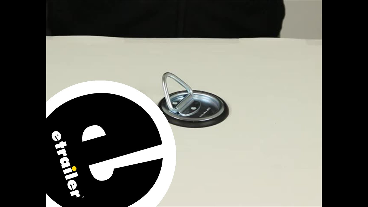 etrailer | Ultimate Overview of the Brophy Rope Ring Tie-Down Anchor with Plastic Pan