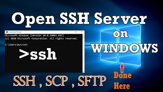 OpenSSH Server on Windows | SSH Anywhere | SCP | SFTP