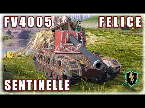 FV4005 ⌖ FELICE ⌖ SENTINELLE | World of Tanks Blitz Replays
