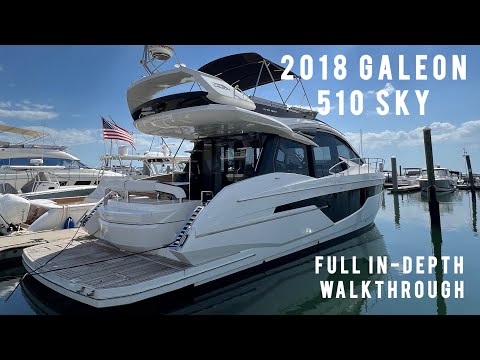 Take a look at this 2018 Galeon 510 Sky!