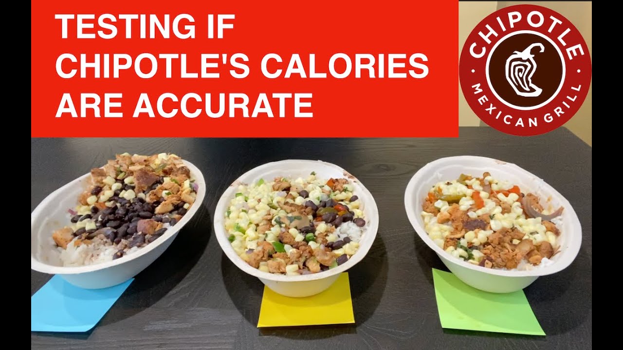 ARE CHIPOTLE'S CALORIES ACCURATE???