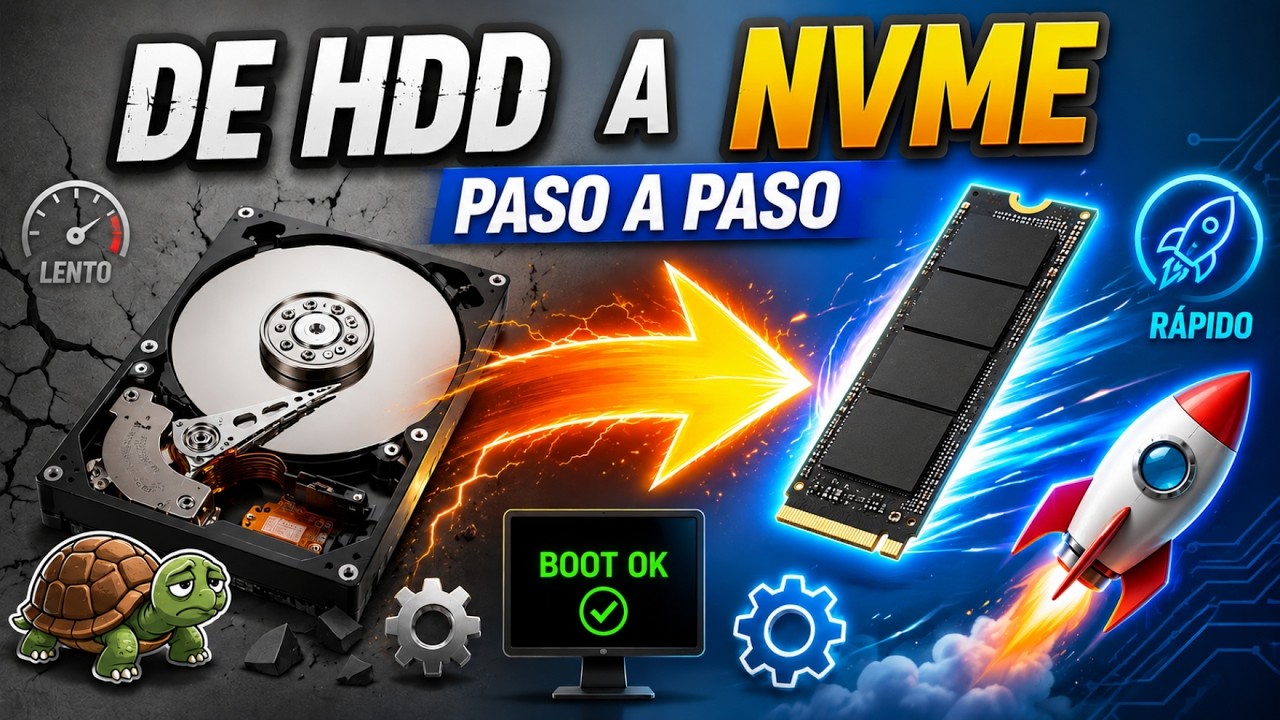 Cómo CLONAR tu Windows de un Disco Duro a un SSD NVMe sin Perder Nada 2026