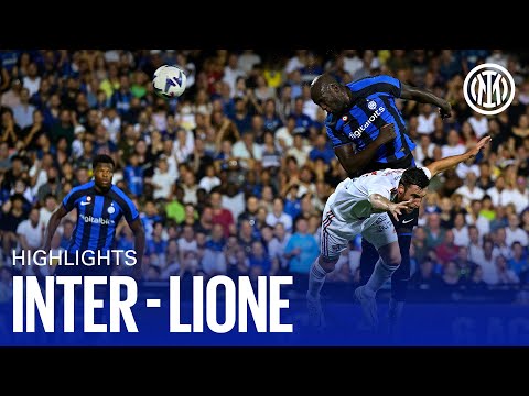 INTER 2-2 LIONE | HIGHLIGHTS ⚫️🔵 🇬🇧
