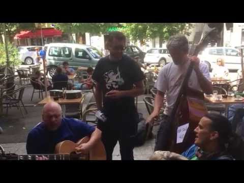 "Out on the weekend...jamming at La Roche Bluegrass Festival 2016"