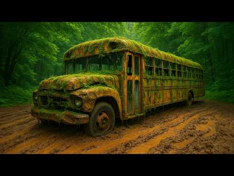 FULLY Restoration Abandoned SCHOOL BUS | Restoring SCHOOL BUS FORGOTTEN 50 Years