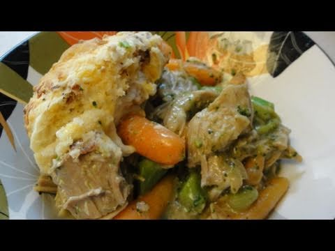 Turkey Bacon Biscuit Pot Pie