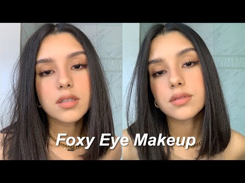 Natural Foxy Eye Makeup Look, Maquillaje Estilo Modelo