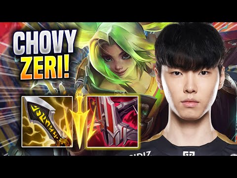 CHOVY TRIES NEW META ZERI MID! - GEN Chovy Plays Zeri MID vs K'sante! | Season 2023