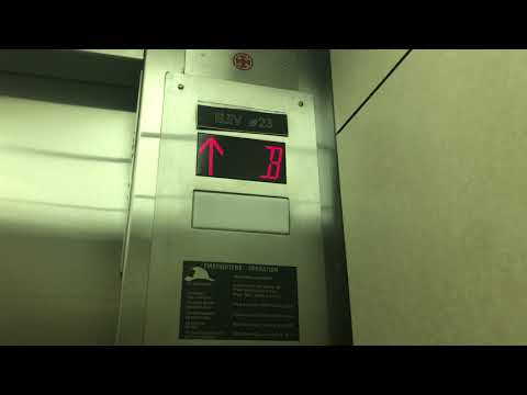 Westinghouse/Schindler traction elevator - IUP John E. Davis Hall - Indiana, PA