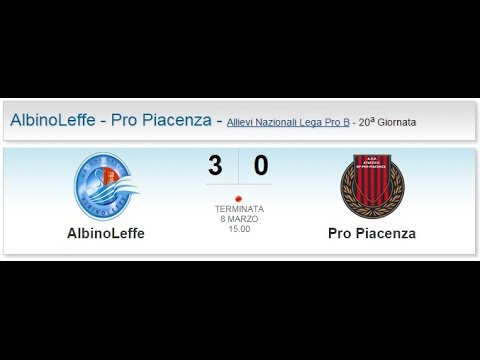 Allievi Nazionali LEGA PRO - AlbinoLeffe - Pro Piacenza 3 a 0