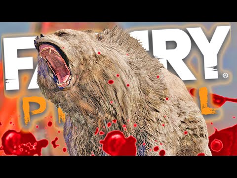 Taming and hunting the GIANT cave bear! Farcry Primal