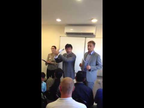 Sold $515,500 under the hammer for Steen Nielsen and Suzie Cox Auctioneer Wayne Maguire