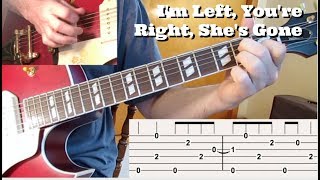 Rockabilly Guitar Lesson: I&#39;m Left, You&#39;re Right, She&#39;s Gone [with tabs!]