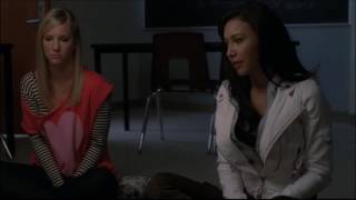 Glee - Holly helps Santana and Brittany with their feelings 2x15