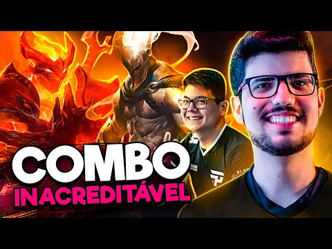 FIZ UM COMBO ABSURDO NO LOL! SHEN + PANTHEON COM ESA