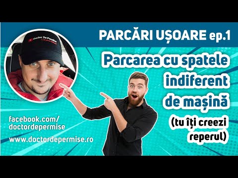 EASY PARKING Ep.1 - Reverse parking regardless of the car (you create your own landmark)