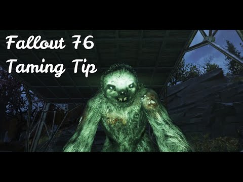 Fallout 76 Creature Taming Tip