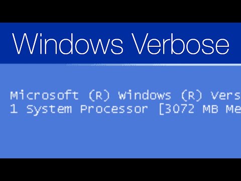 Windows Verbose Boot Screens