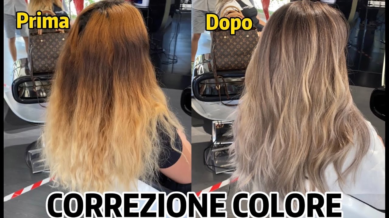 correzione colore capelli di fai da te