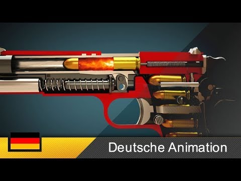 How a weapon works - Colt M1911 (animation)