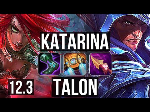 KATA vs TALON (MID) | Rank 1 Kata, 14/2/14, 700+ games, Legendary | KR Challenger | 12.3