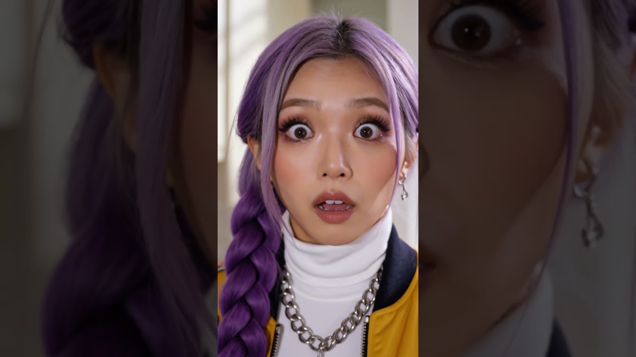 此行为已经无法用语言形容  #kpopdemonhunters #cosplay #huntrix