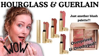Hourglass Ambient Lighting Edit Flushed Edit & Guerlain Kiss Kiss Honey Infused refillable lipsticks