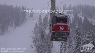 1-12-17 South Lake Tahoe, CA - Heavenly Ski Resort Heavy Snow