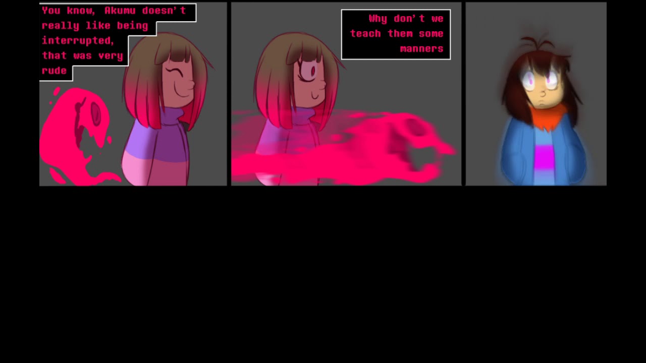 Undertale Comic Dub - Endertale Frisk vs. Bete Noire (Feat. ProjectSNT)