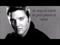 Crying in the Chapel  ELVIS PRESLEY (with lyrics)