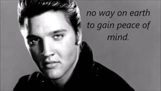 Crying in the Chapel  ELVIS PRESLEY (with lyrics)