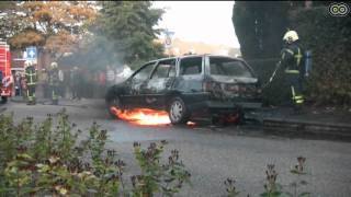 Autobrand in Uithoorn